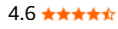 Amazon Rating of 4.6 out 5