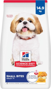 Hill's Science Diet Senior 7+ Small Bites Chicken Meal, Barley & Rice Recipe Dry Dog Food 6.8 kg Bag