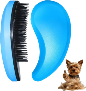 Small dog brush – perfect for puppies and ideal for grooming breeds like Teddy, Yorkies, Maltese, Shih Tzu, and Chihuahua. Available in a variety of colors.